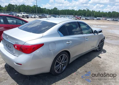 2015 Infiniti Q50 Premium from USA, damaged, VIN JN1BV7AP8FM344730